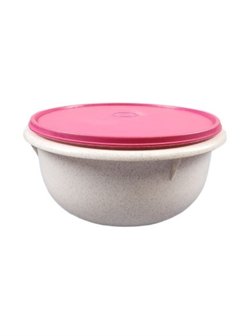Vintage Tupperware Pink Lidded 12 Cup (3 quart) Classic Flat Bottom Mixing Bowl
